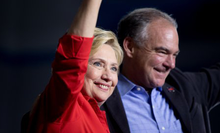 Tim Kaine Kaine: Clinton será